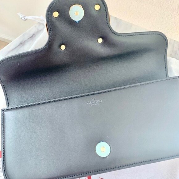 [🌟 PRICE FIRM] Valentino V-Logo Loco Convertible Clutch Crossbody Shoulder Bag - Picture 13 of 17